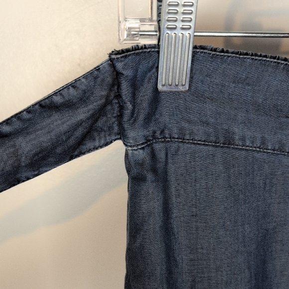 Tommy Bahama Wrap-Style Chambray Pants - Picture 3 of 9